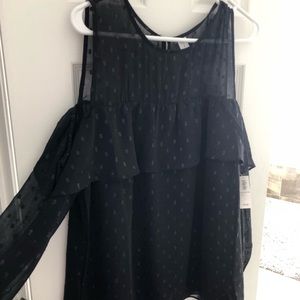 Old Navy cold shoulder blouse.NWT